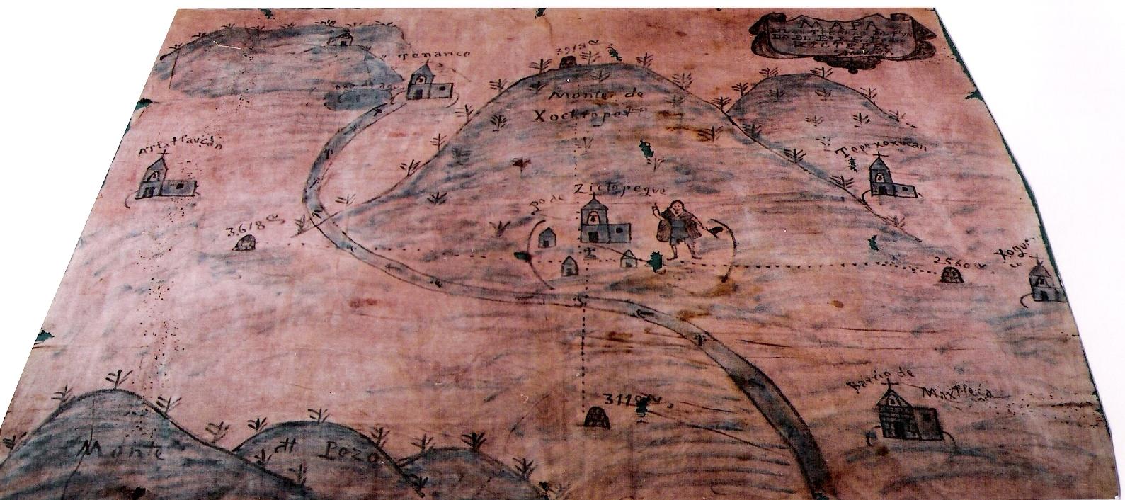 mapa del fundo legal de San Pedro Zictepec